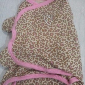 Swaddleme leopard print newborn Swaddle